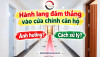 "Hành lang đâm thẳng vào cửa chính căn hộ" có sao không? Hướng xử lý?