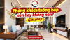 Phòng khách thông bếp nên hay không nên?