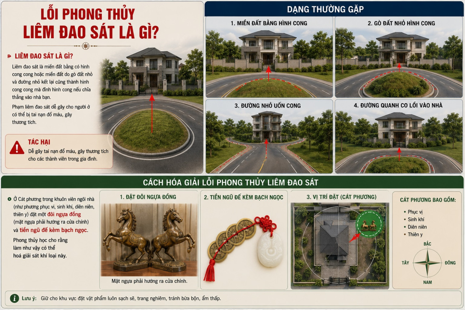 Lỗi phong thủy 'Liêm đao sát' là gì? Dạng thường gặp và Cách hóa giải