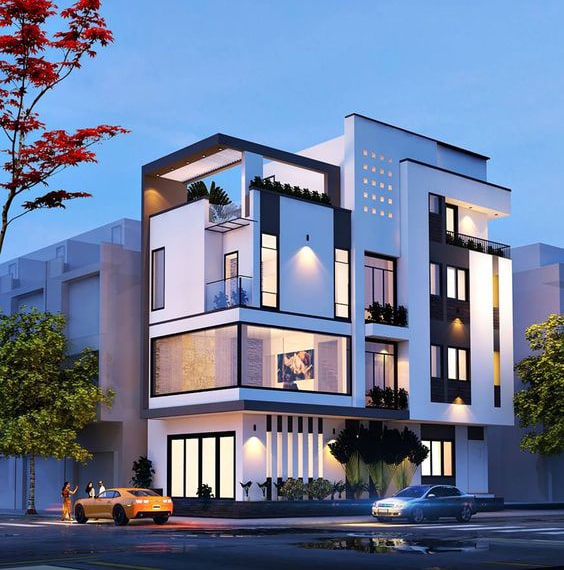 Mặt tiền của một ngôi nhà là phần diện mạo phía trước của ngôi nhà