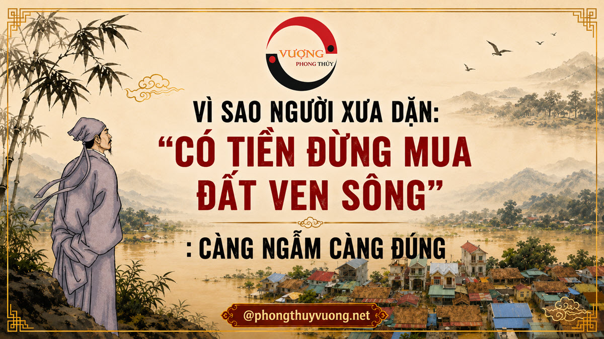 Vì sao người xưa dặn: "Có tiền đừng mua đất ven sông"? Càng ngẫm càng đúng