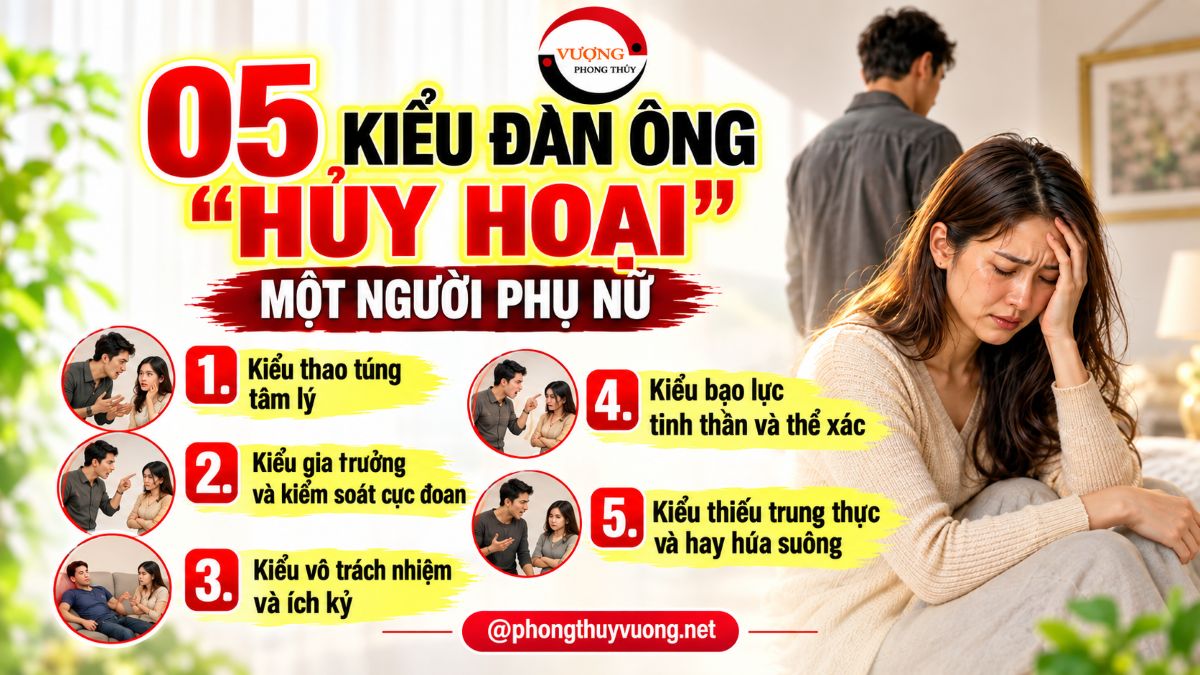 5 kiểu đàn ông "hủy hoại" một người phụ nữ