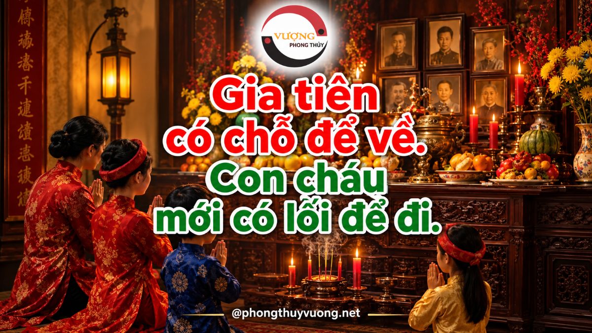 Gia tiên có chỗ để về - thì con cháu mới có lối để đi
