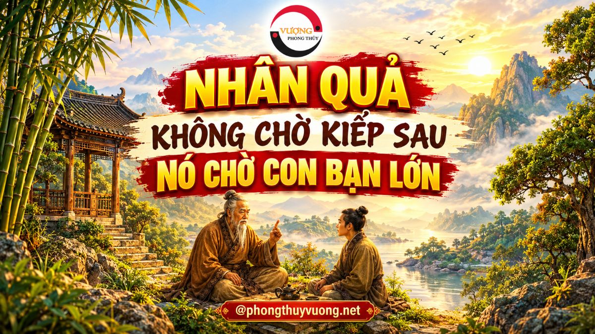 Nhân quả không chờ kiếp sau, nó chờ con bạn lớn