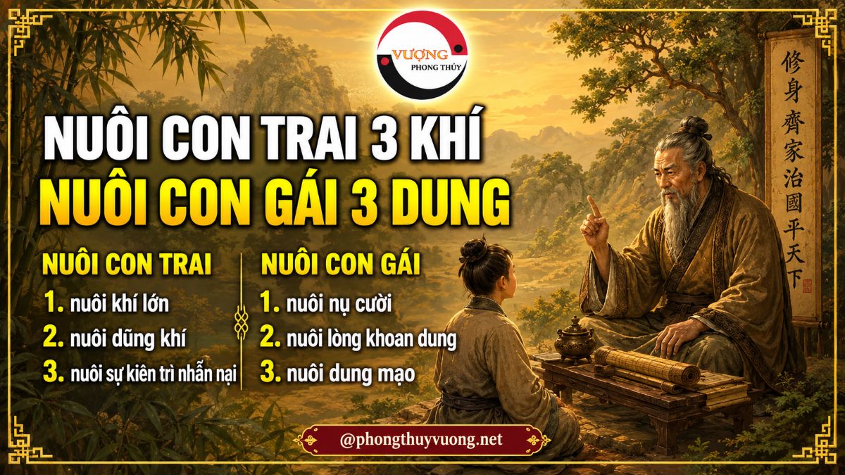Nuôi con trai 3 Khí, nuôi con gái 3 Dung