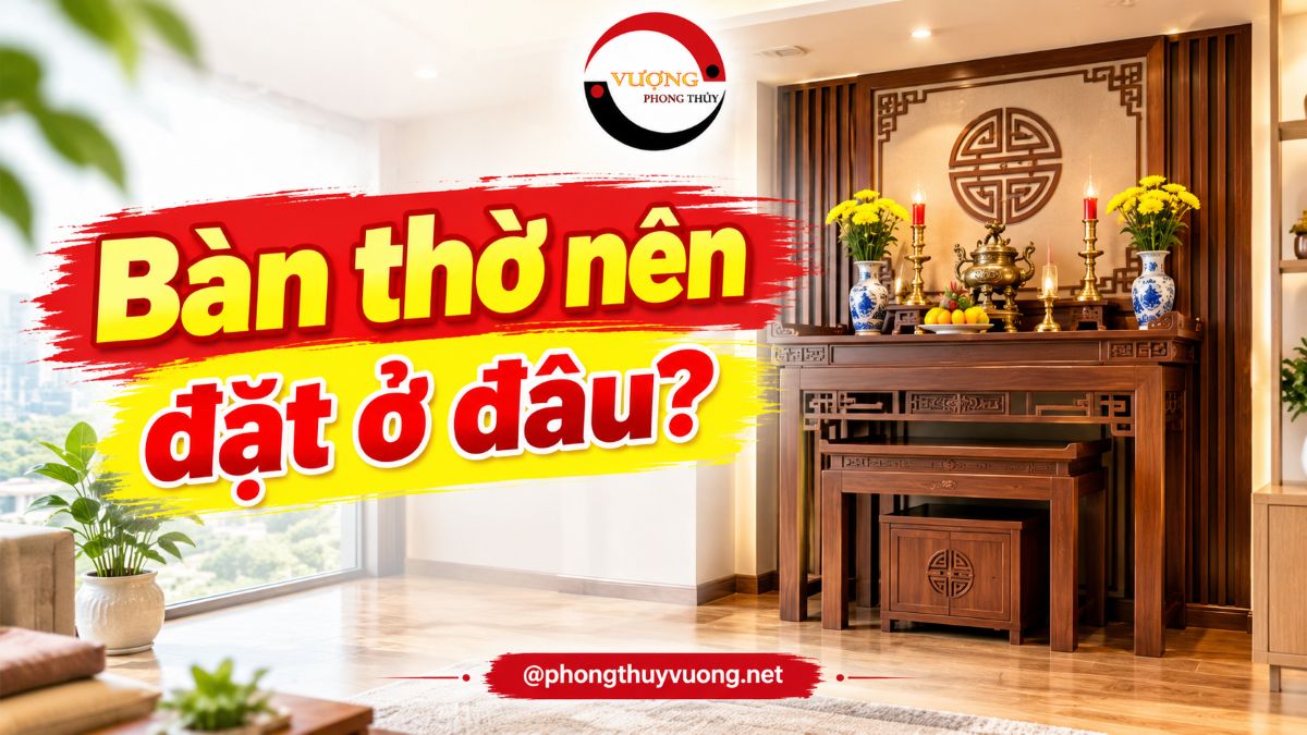 Bàn thờ nên đặt ở đâu?