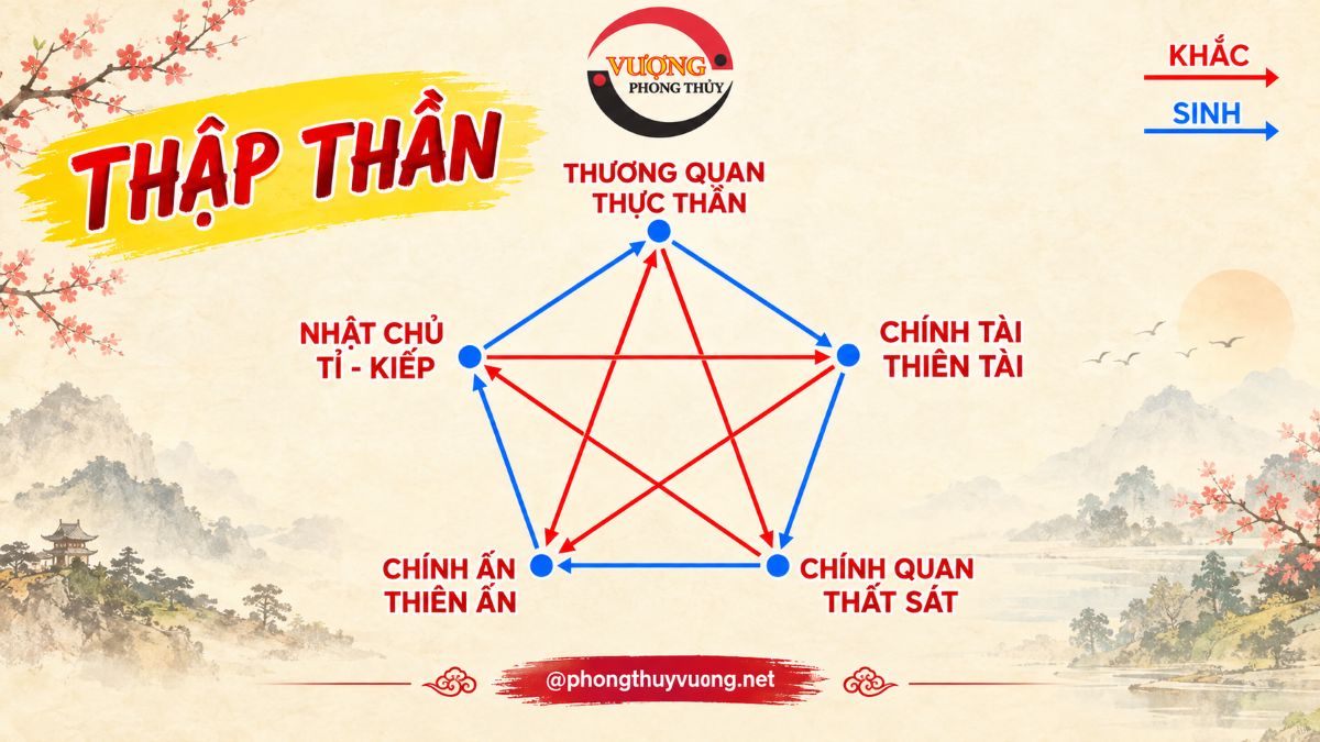 Thập Thần Bát Tự là gì? Ý nghĩa Thập Thần