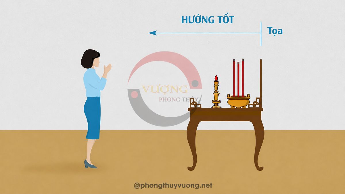 Vị trí - Hướng đặt bàn thờ